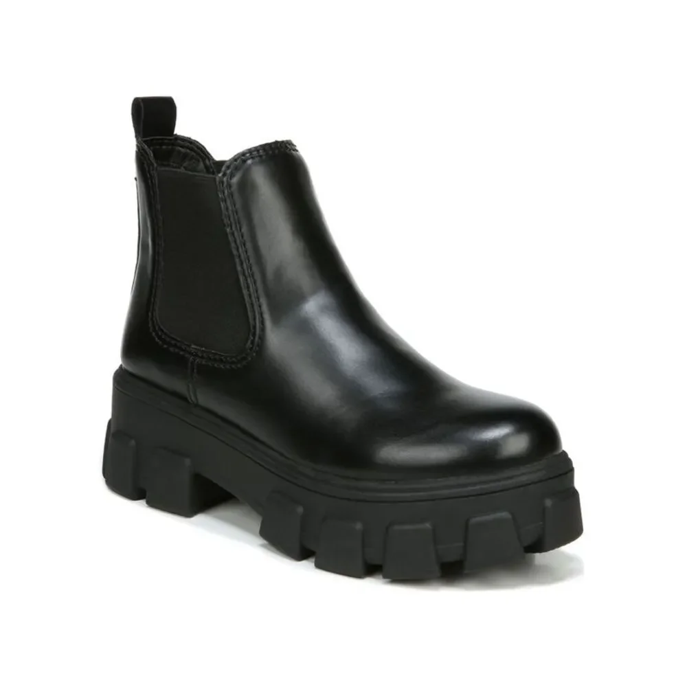 CIRCUS BY SAM EDELMAN Womens Black 1-1/2" Platform Darielle Booties 8.5 M